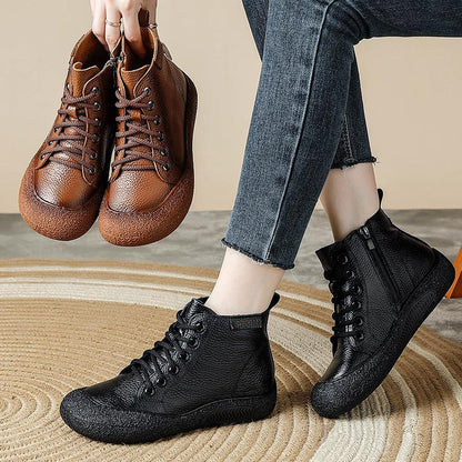 Versatile Leather soft Boots