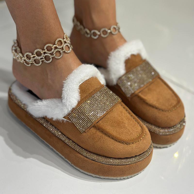 Brown Padded Slippers