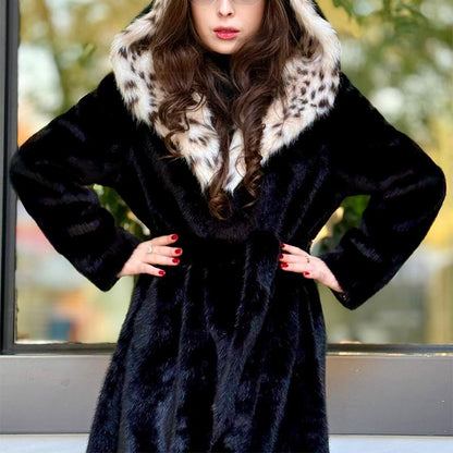 Black Casual Wool Coat