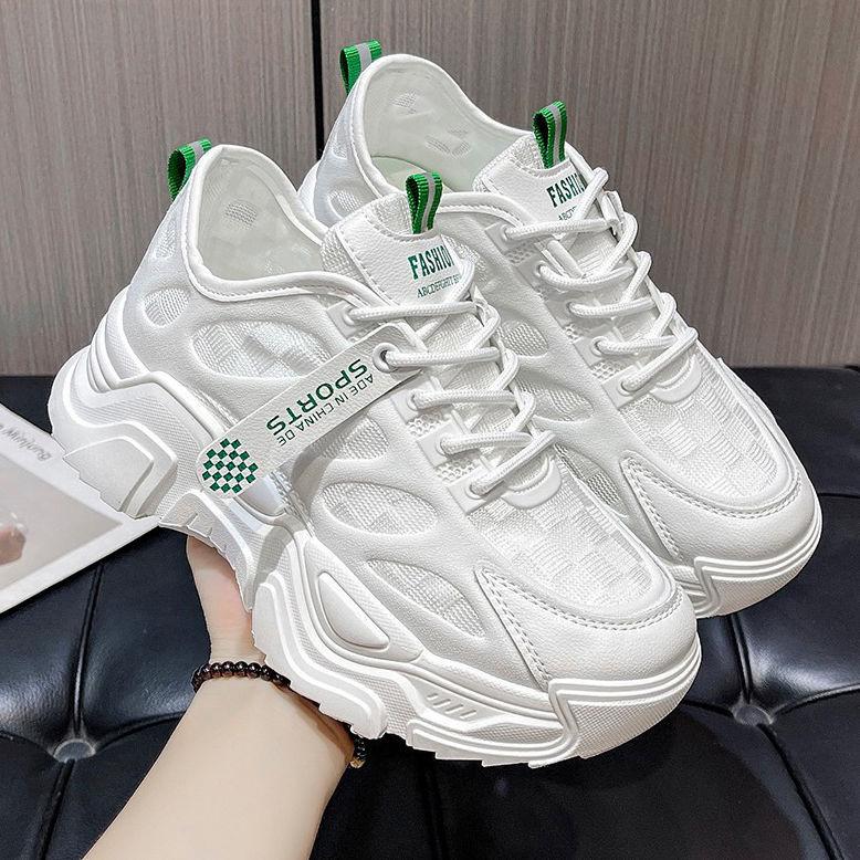 Mesh Breathable Lace-Up Sneakers