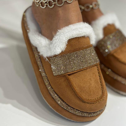 Brown Padded Slippers