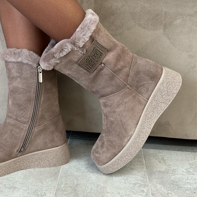 Padded Solid Color Boots