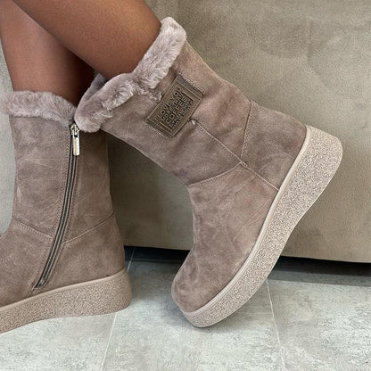 Padded Solid Color Boots