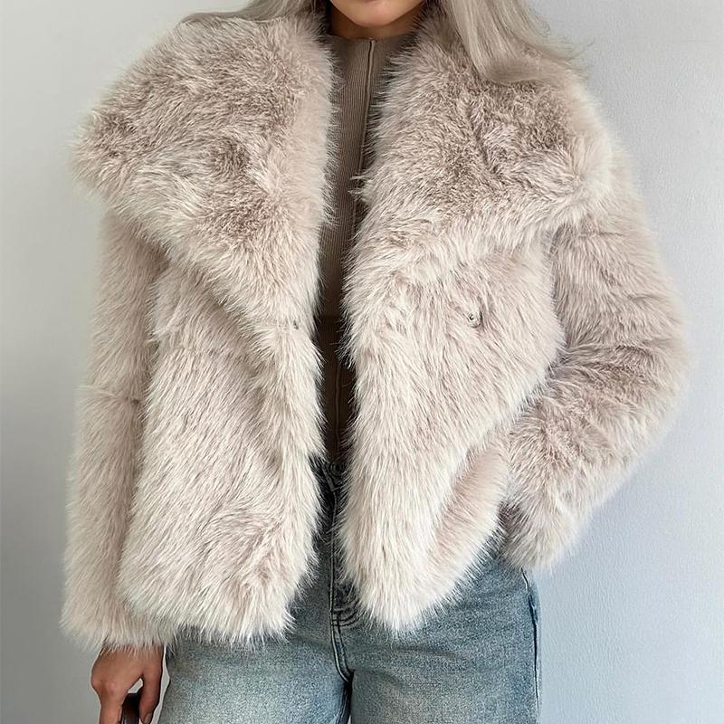 Furry Casual Fur Coat