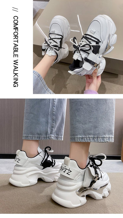 Wedge Breathable Sneakers