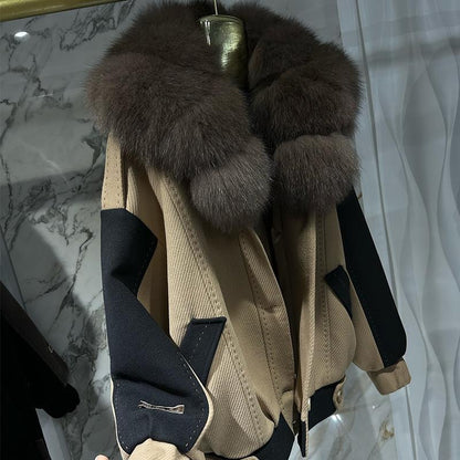 Khaki Casual Short Jacket