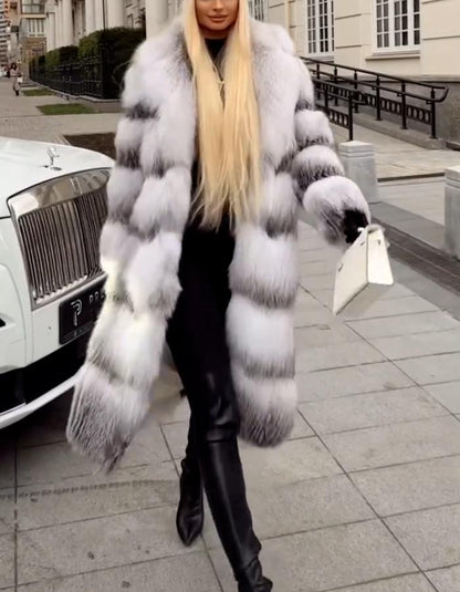 Furry Warm Long Coat