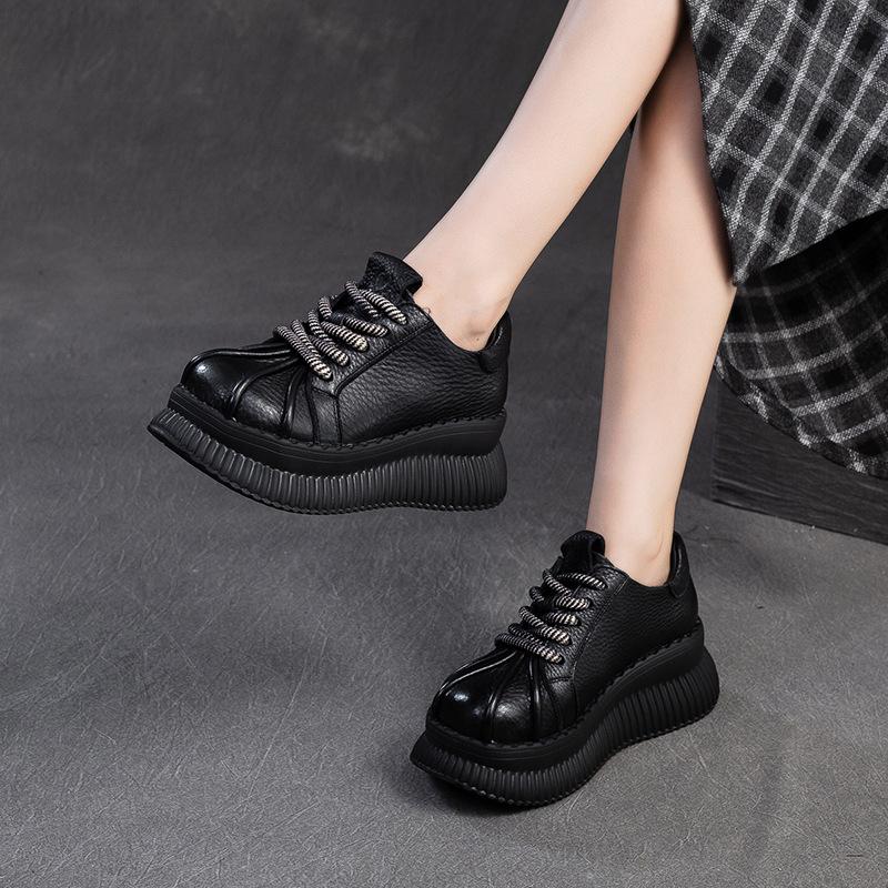 Casual Leather Versatile Shoes