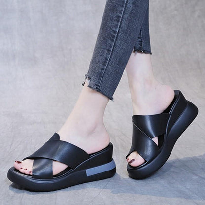 Soft Muffin Casual Open-toe Walking Slippers