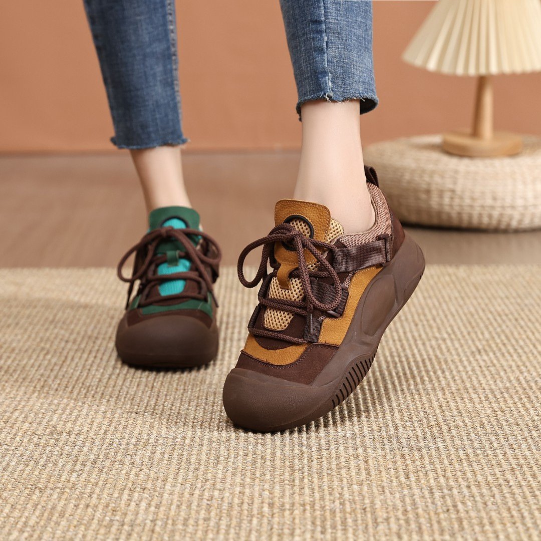 Retro Breathable Outdoor Flats Shoes