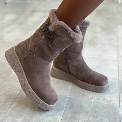 Padded Solid Color Boots