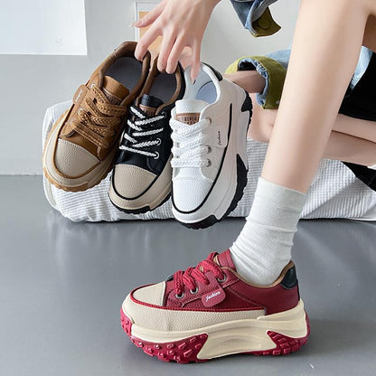 Casual Thick-Sole Versatile Non-Slip Sneakers