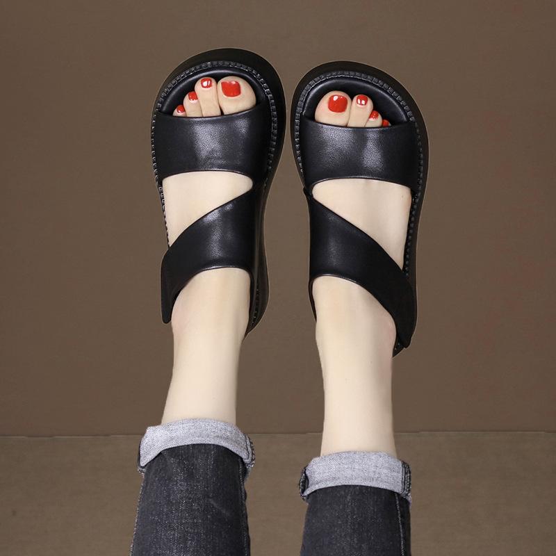 Open-Toe Casual Velcro Sandals