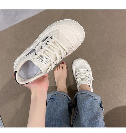 Hollow Breathable Lace-Up Shoes