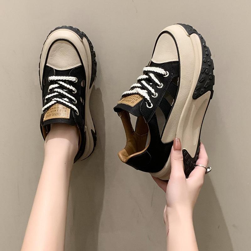 Hollow Casual Thick-Sole Shoes