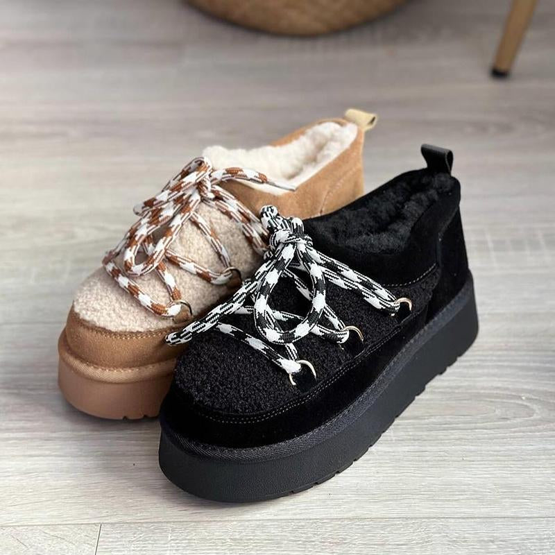 Lace-up Padded Shoes