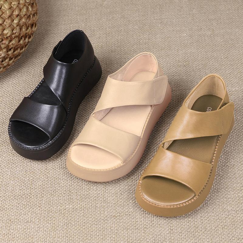 Open-Toe Casual Velcro Sandals