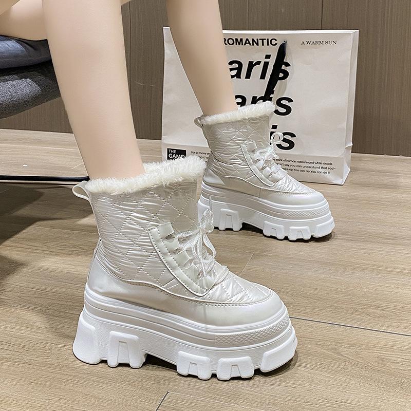 Waterproof Thick-Sole Platform Snow Boots