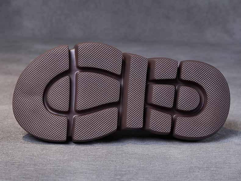 Handmade Woven Versatile Leather Soft Retro Sandals