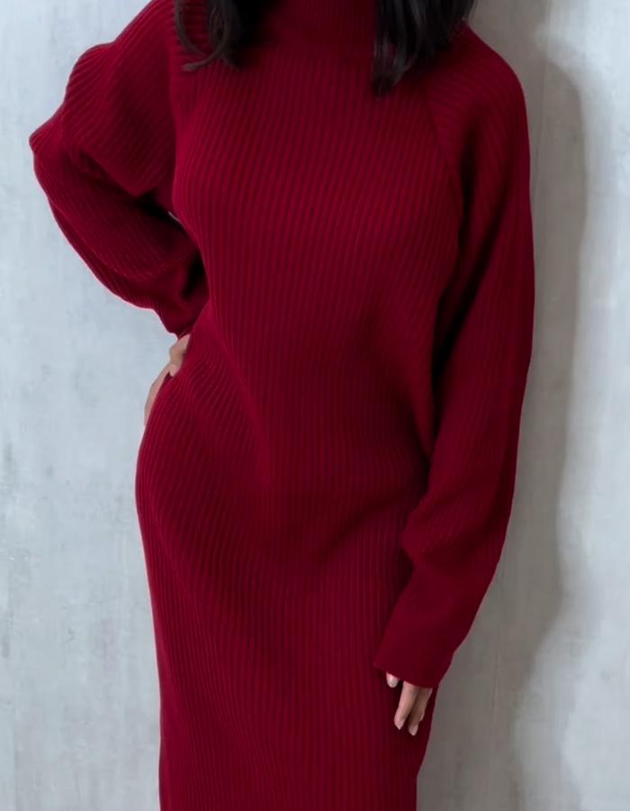 Knit Stretch Slim Dress