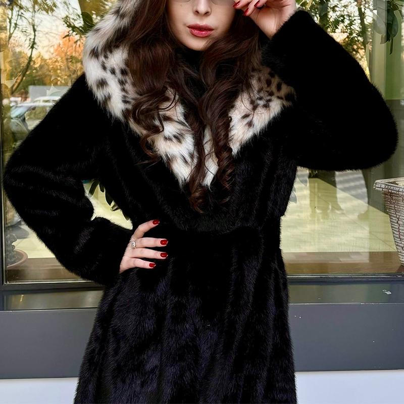 Black Casual Wool Coat