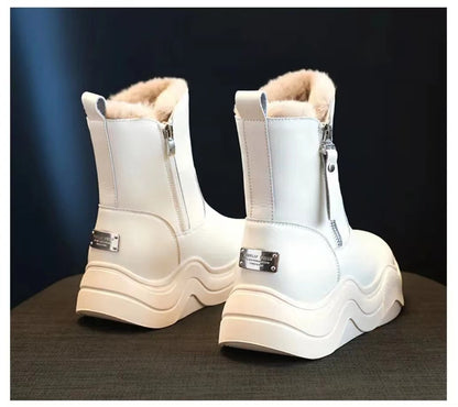 Warm Flats Walking Snow Boots