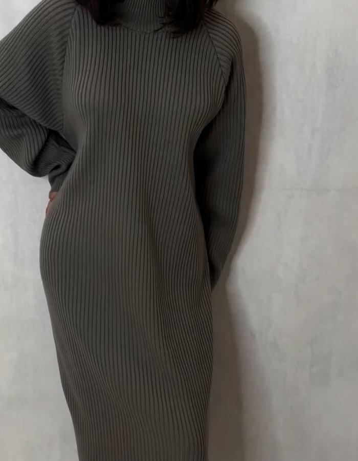 Knit Stretch Slim Dress