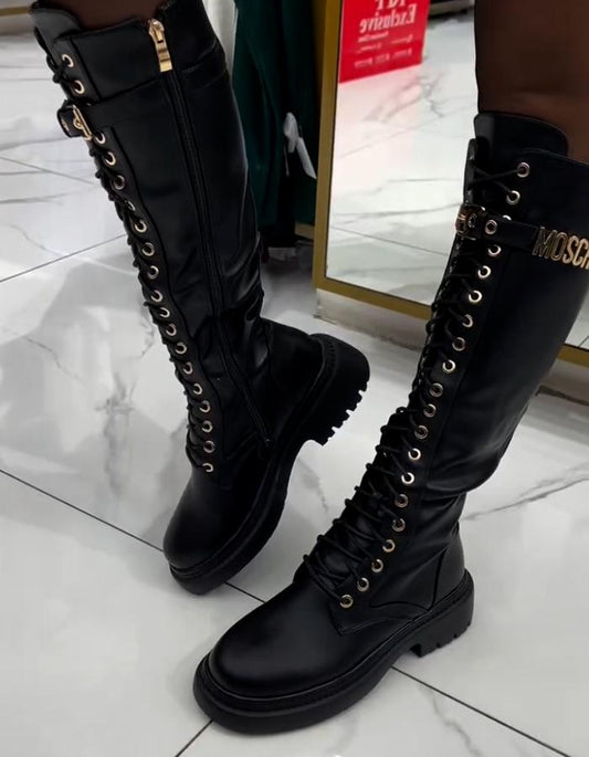 Black Long Boots