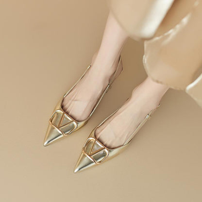 Pointed High-Heels Sandals