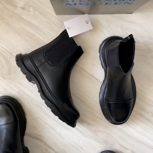 Non-Slip Leather Casual Boots