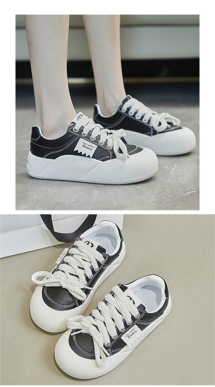 Cross Lace-up Tennis Sneakers