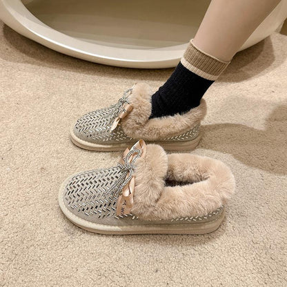 Crystal Padded Ankle Shoes