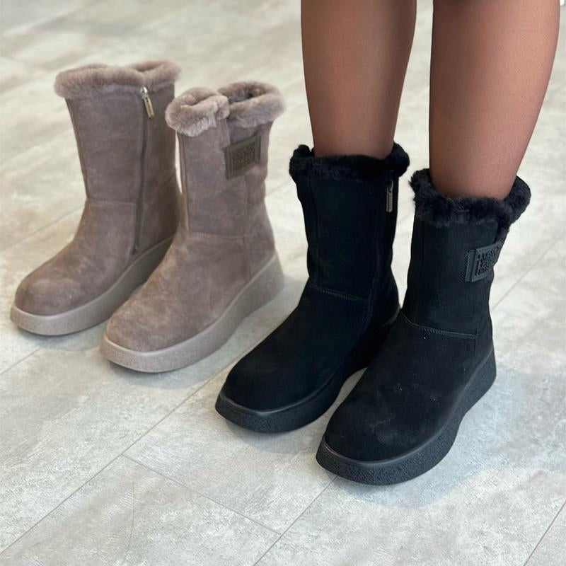 Padded Solid Color Boots