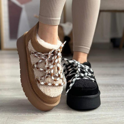 Lace-up Padded Shoes