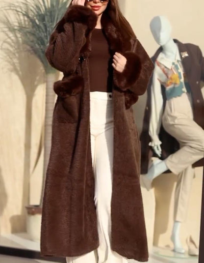 Soft Fur Long Coat