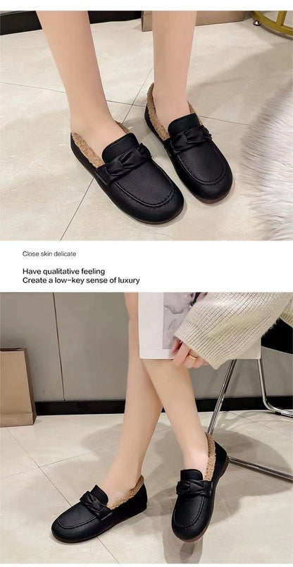 Flats Leather Slip-on Casual Shoes