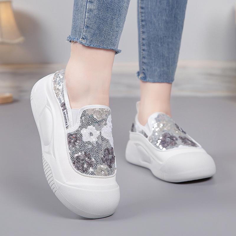 Sequins Flowers Soft Shoes