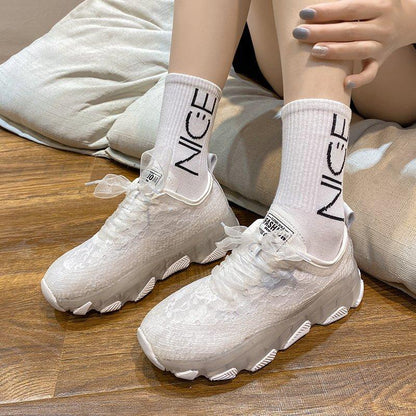 Lace Breathable Sports Shoes