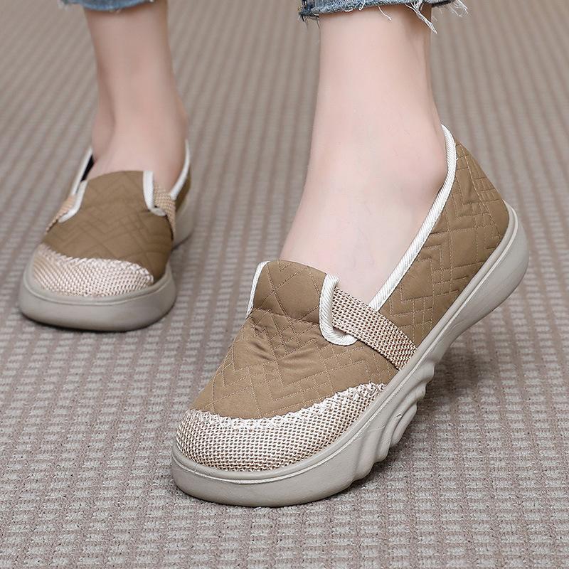 Linen Soft Slip-On Shoes