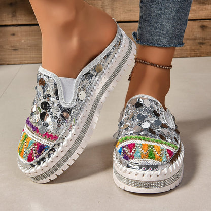 Sequins Comfortable Slippers