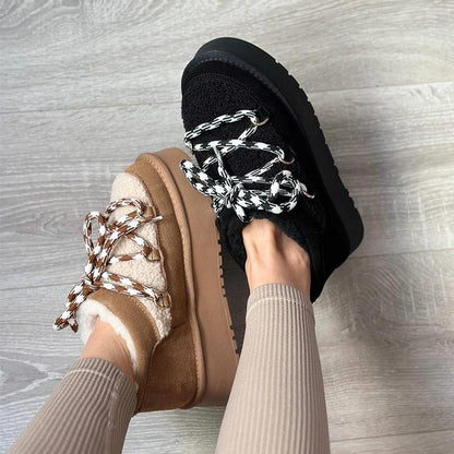 Lace-up Padded Shoes