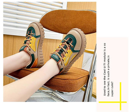 Breathable Leather Casual Sneakers