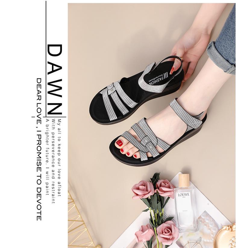 Wedge Bling Casual Thick Sole Sandals