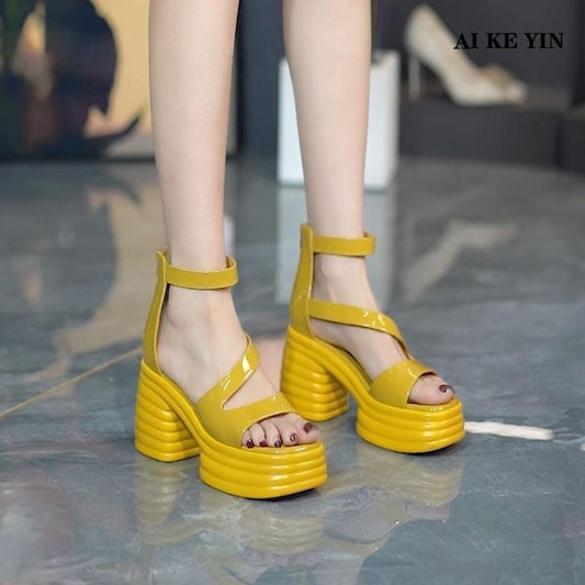 High Quality Solid Color Waterproof Sandals