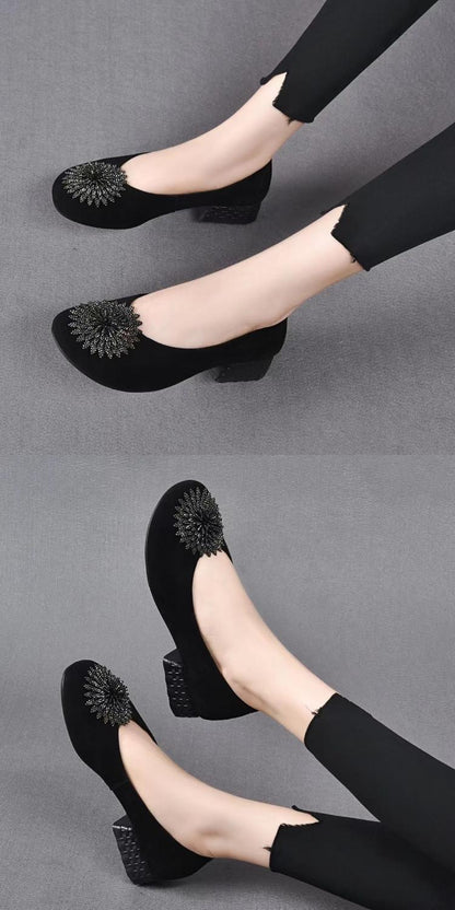 Soft Leather Flat Comfortable Shoes