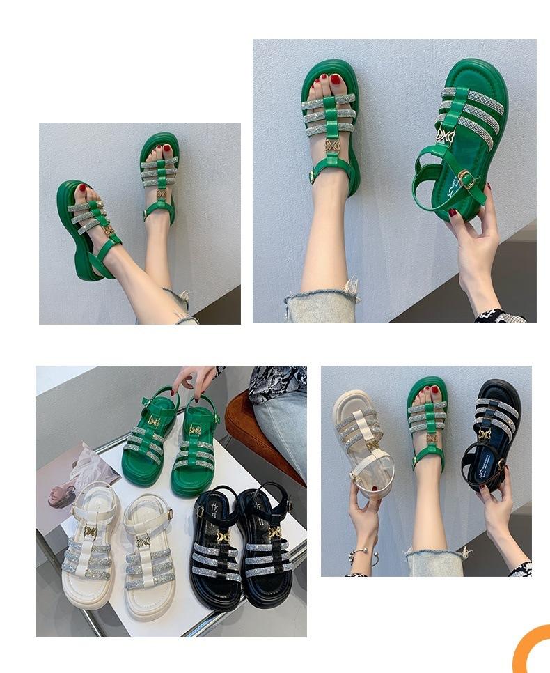 Roman Bow knot Platform Walking Sandals