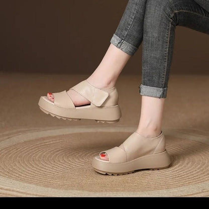 Open-Toe Casual Velcro Sandals