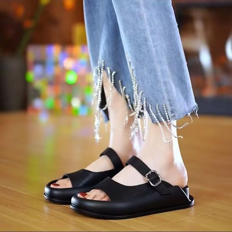 Flats Leather Casual Orthopedic Slippers