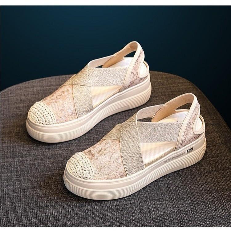 Lace Comfort Breathable Wedge Sandals