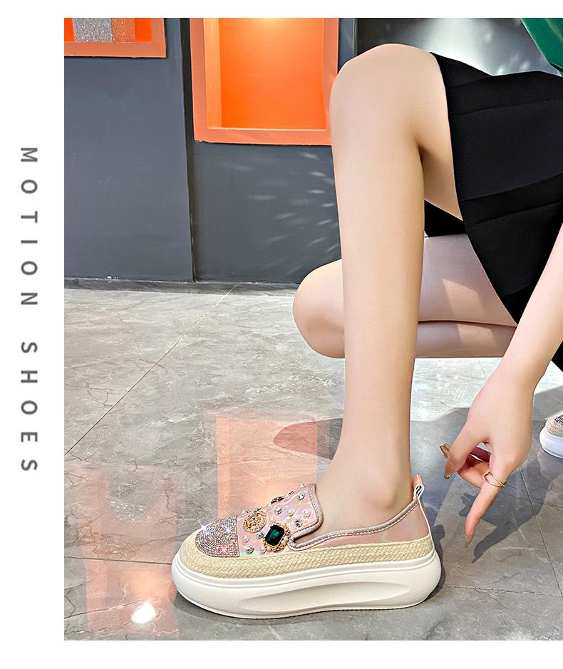 Diamond Breathable Casual Round Shoes